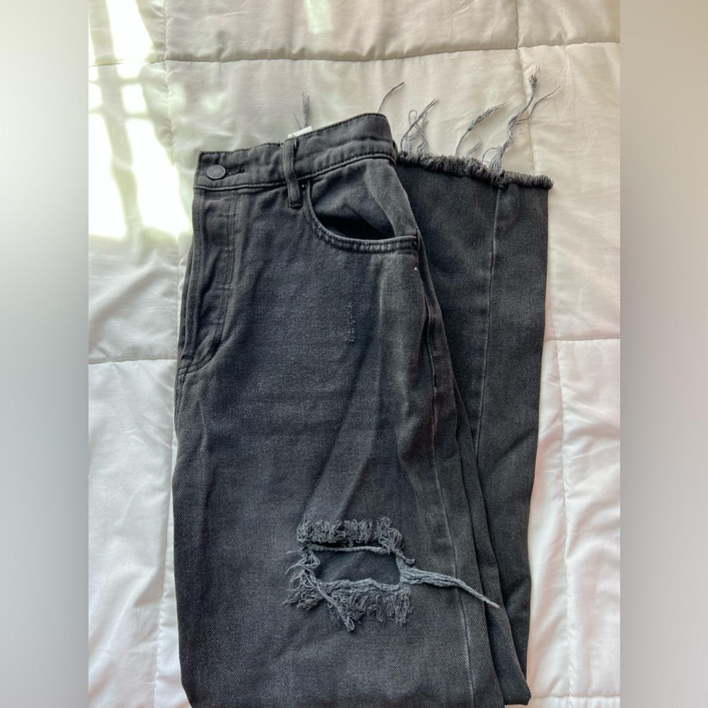Black denim PacSun jeans. Size 28, fits medium best.